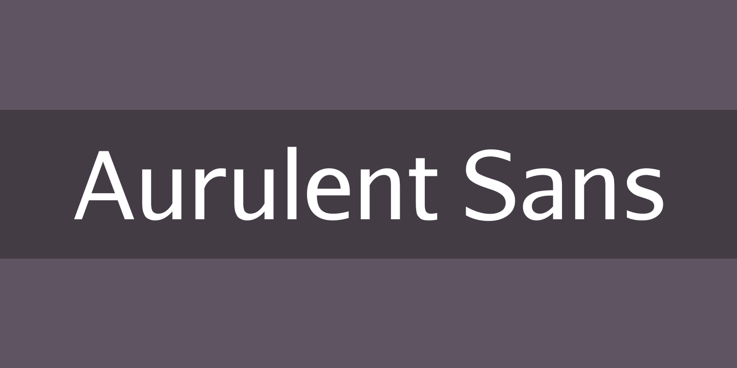 フォント Aurulent Sans
